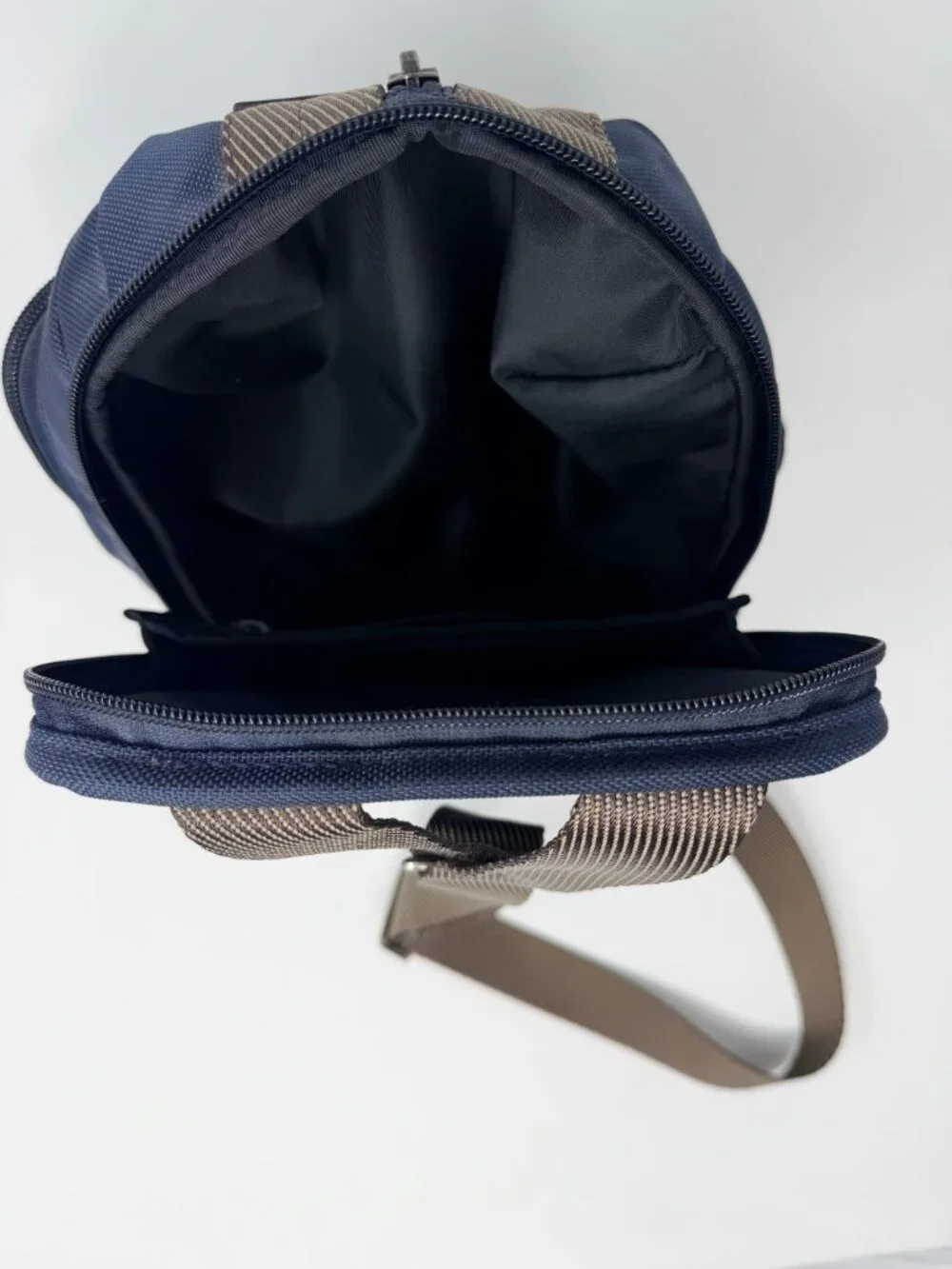 TUMI Monterey Alpha Bravo Sling Bag Navy Authentic
